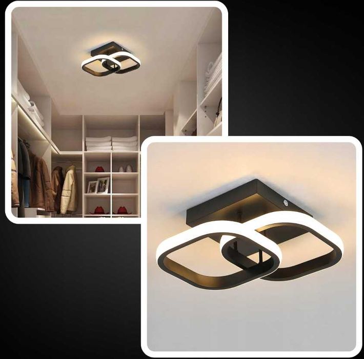 LAMPA SUFITOWA Led Plafon Pokojowa 3 Barwy + Gratis