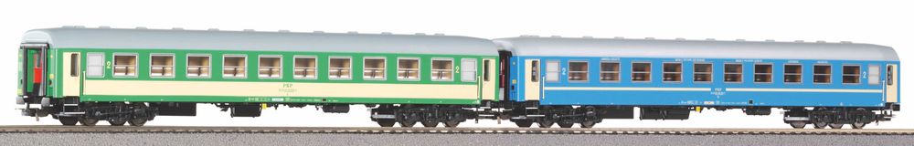PIKO H0 (97302) - Zestaw 2 wagonów (111A/111Ac) PKP IC , Ep. V