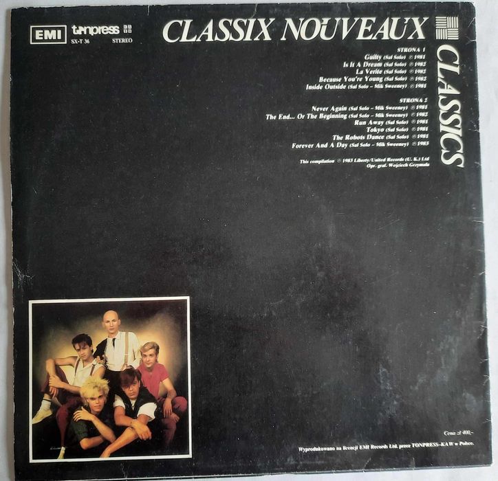 Classix Nouveaux Classics Winyl LP