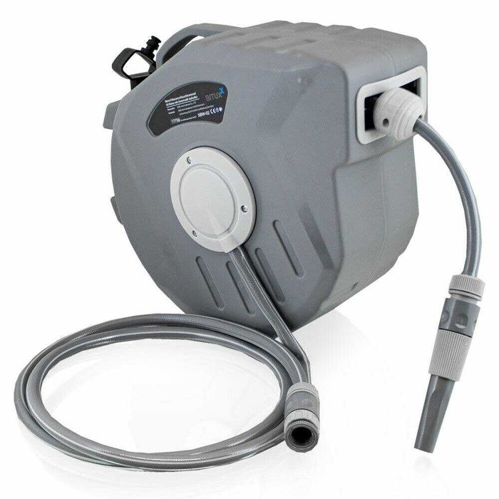 Ogrodowy WĄŻ do WODY 10m na zwijaku. 17755