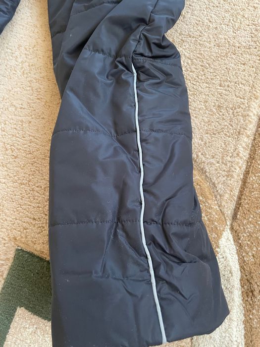 Зимовий напівкомбінезон штани на флісі новий розмір 134-140