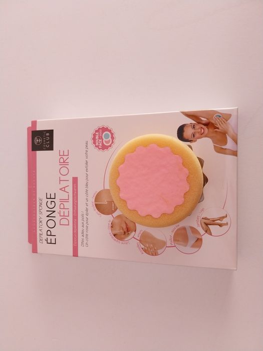 Esponja para depilação e esfoliação suave - NOVO