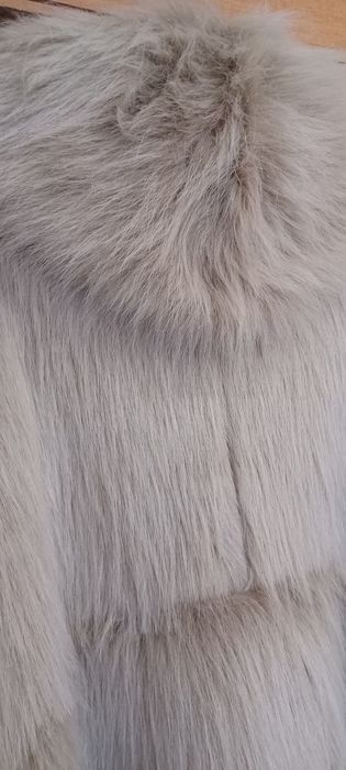 Casaco de pelo bege