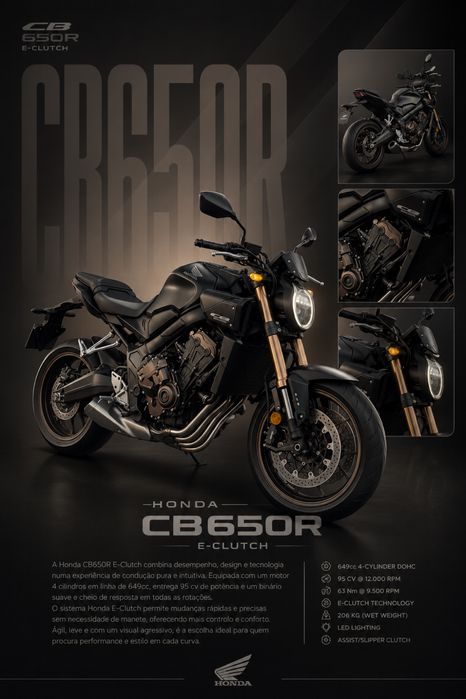 Honda CB650R E-CLUTCH 2025