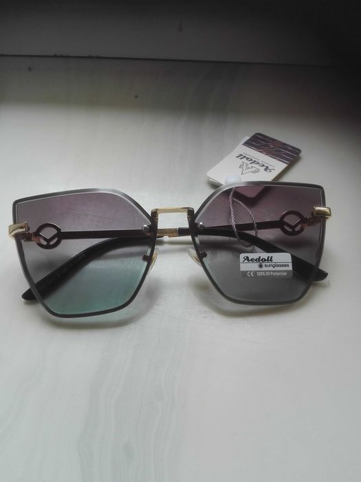 Zielone okulary filtr uv