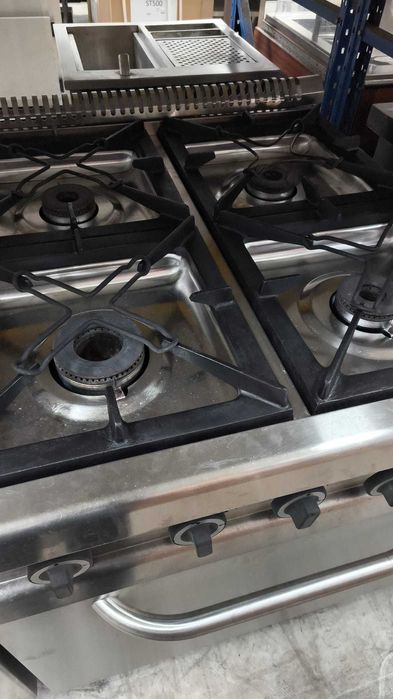 Fogão a gás com 4 queimadores + forno JUNEX