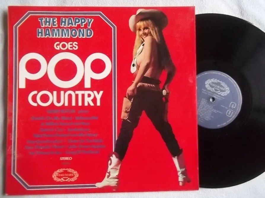 Disco de vinil "The Happy Hammond Goes Pop Country"