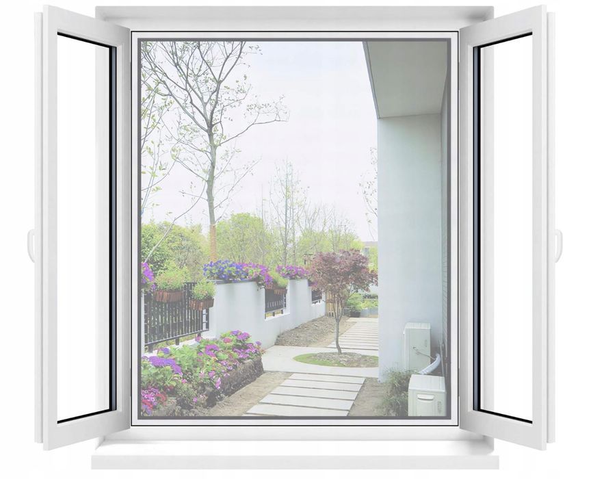 Moskitiera Okienna Apalus, Docinana Do Rozmiarów 110X130 Cm