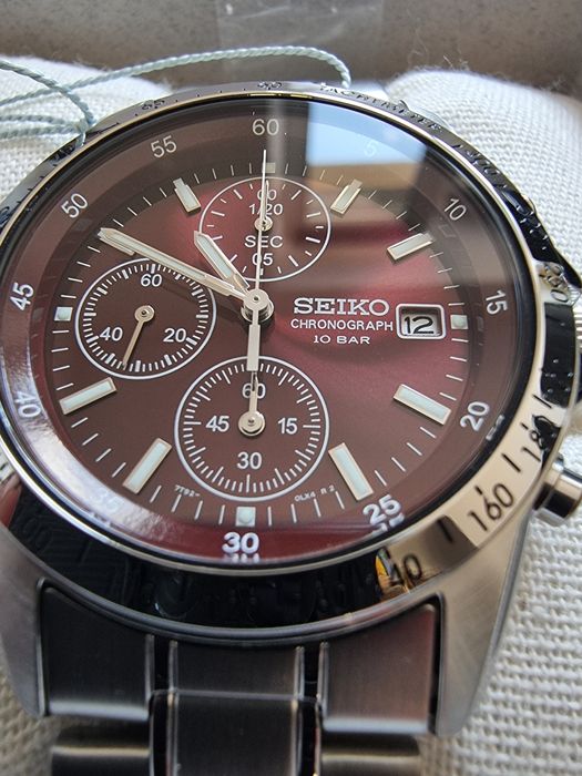 Nowy zegarek Seiko czerwony - Dowód zakupu