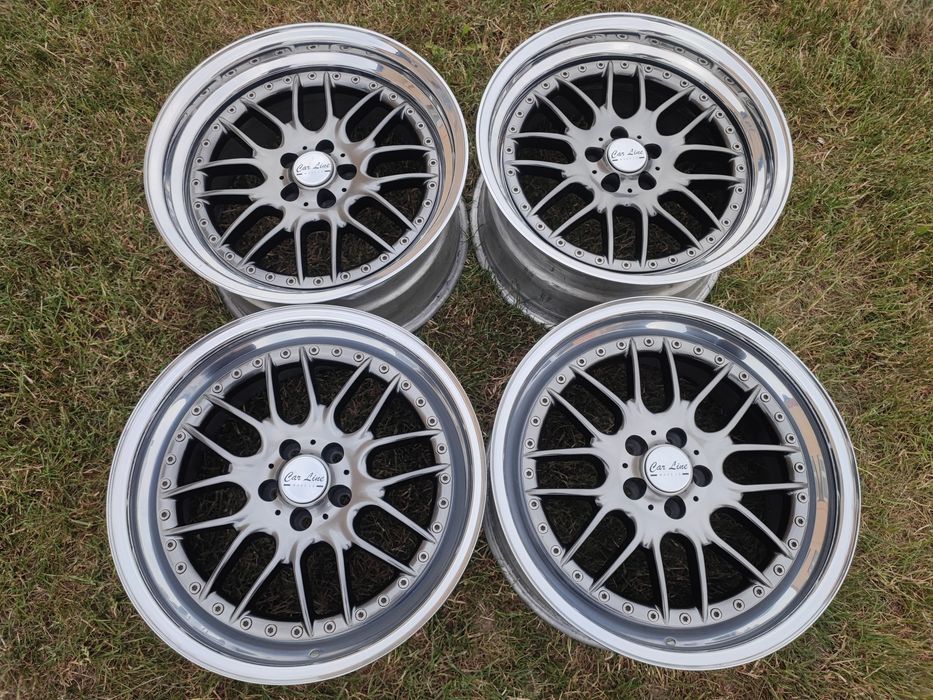 Felgi Carline Dynatech M1 17" 8.5/9 5x100 Golf Corrado Vento Passat Skoda Seat 3tlg volkswagen vw