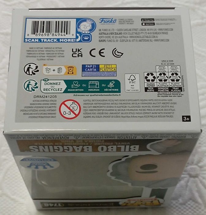 funko pop lord of the rings 1748 bilbo baggins funko exclusive