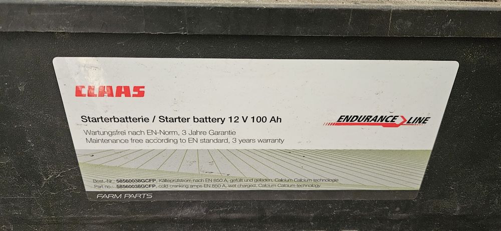 Akumulator 100Ah 12V Claas koparka traktor Bateria