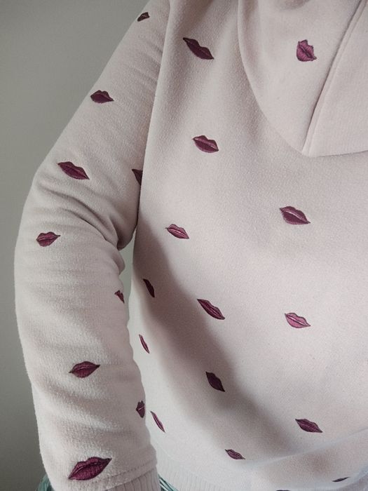 Modna Bluza Only M 38 brudny róż w usta lips