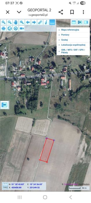 Działka z warunkami zabudowy 30 arów 5km od Żagania