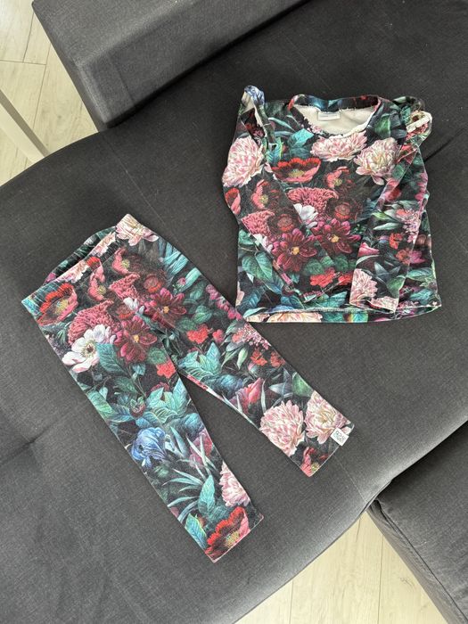 Zestaw bluzka i leginsy GREYSE poezja rozmiar 92/98