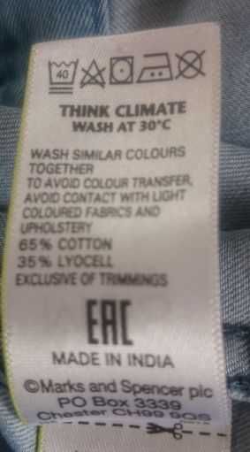 Mark&Spencer sukienka denimowa jeans 36