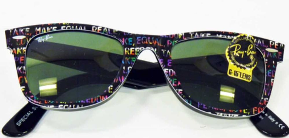 Oryginalne okulary Ray-Ban Original Wayfarer Rare Prints. Okazja