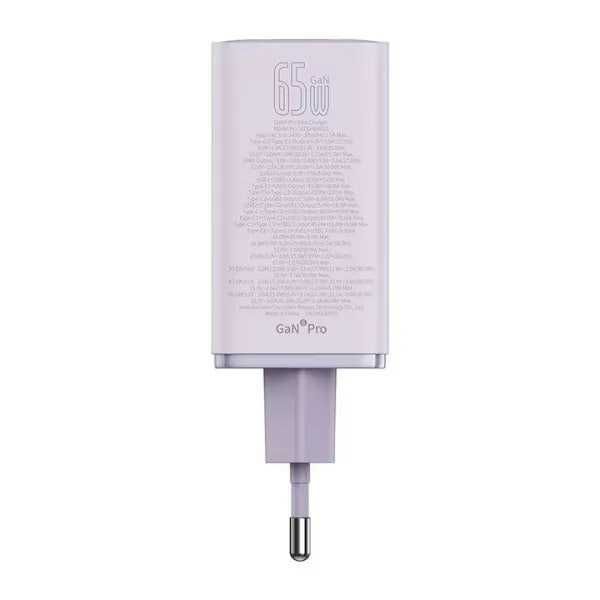 Зарядний пристрій Baseus GaN6 Pro 65W+кабель Type-C to Type-C