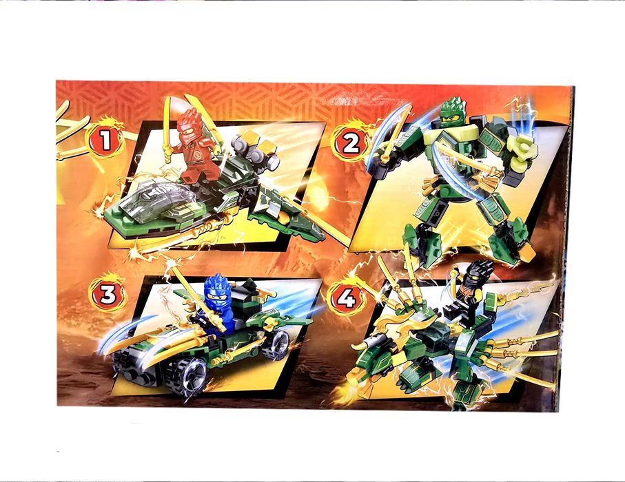 Klocki Ninja jak lego ninjago kompatybilne z Lego klocki ninjago robot klocki ninjago samochód