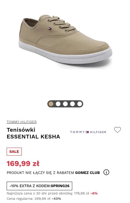 Tenisówki Essential Kesha Lace Tommy Hilfiger rozmiar 35