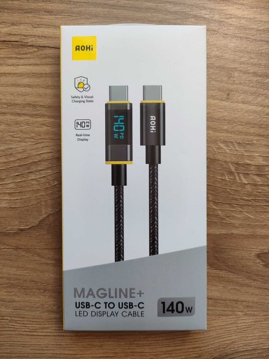 Кабель AOHI 140W 240W Silky Magline Prometheus Adonis силіконовий EDC