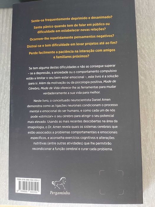 Mude de cérebro,  mude de vida. Dr. Daniel G. Amen