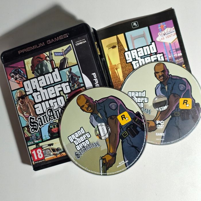 gra pc - gta san andreas grand theft auto sa - polskie wydanie