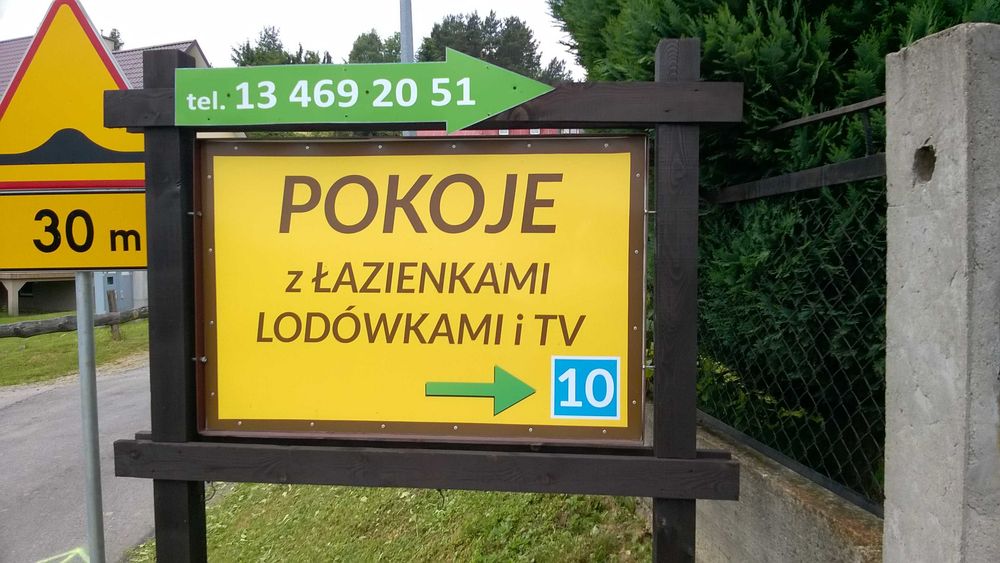 Pokoje na Żółtym Szlaku w Polańczyku nad Jeziorem   - /Miejsce widokowe/