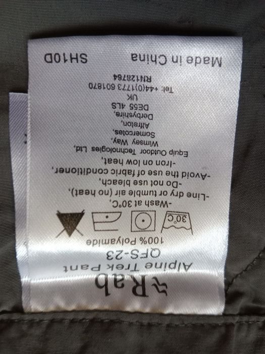 Rab spodnie trekkingowe roz. XL