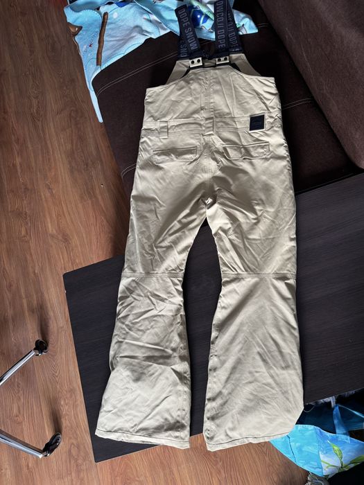 Dope Notorious B.I.B beige beżowe ogrodniczki