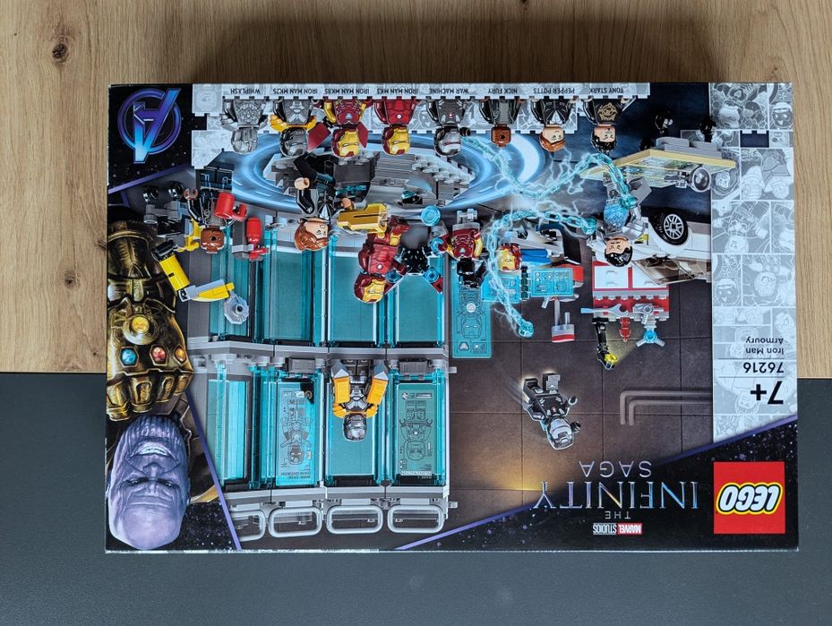 LEGO 76216 Zbrojownia Iron Mana - Marvel