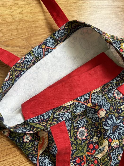 Сумка-тоут-шопер V&A William Morris Strawberry Thief Organic Cotton Tote Bag