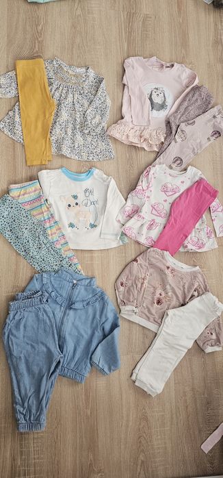 Paka ubrań dziewczynka 74/80