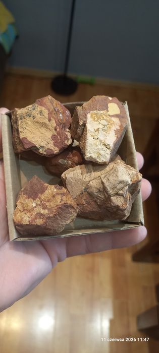 Minerały zestaw pseudojaspisu