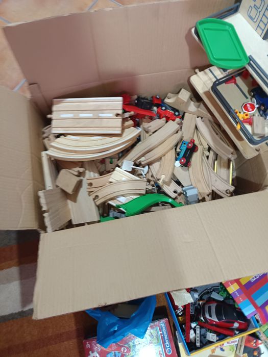 Vários jogos Legos , puzzle pista de madeira