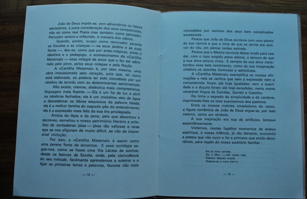 A Mulher na Poesia de João de Deus de Amélia Vilar - 1º Edição 1973