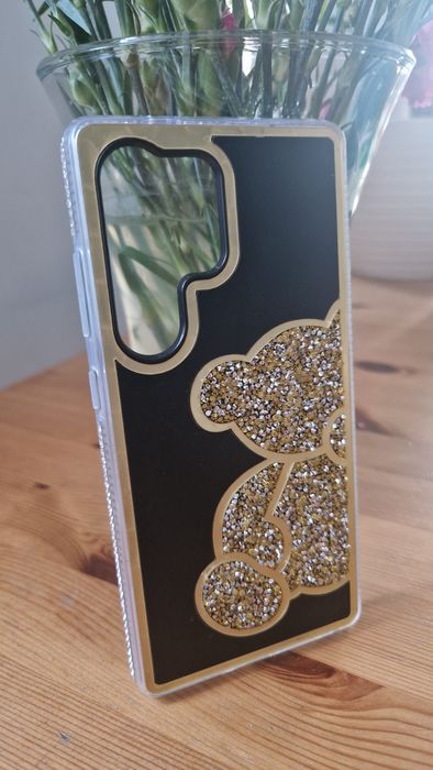 Teddy Bear Case do Samsung Galaxy S25 Ultra złoty