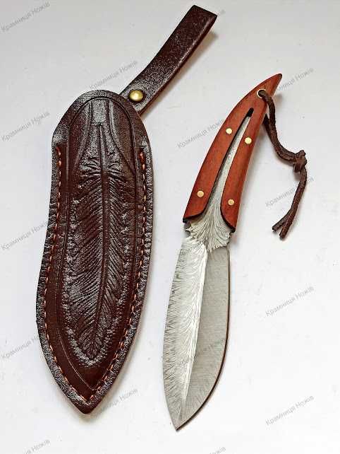 Ніж туристичний Пташине Перо Нож охотничий Перо + чохол Гарна якість