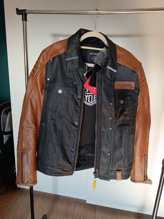 Nowa Harley Davidson kurtka skórzana rozmiar M