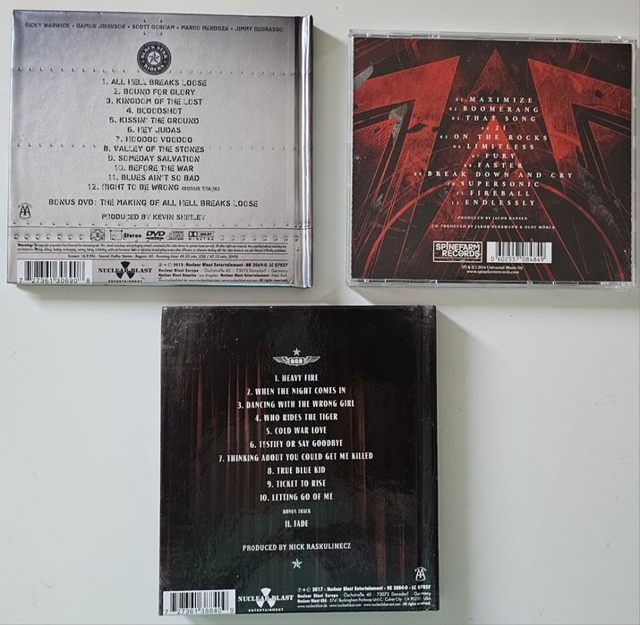 Cds música Hard Rock / Heavy metal / Rock