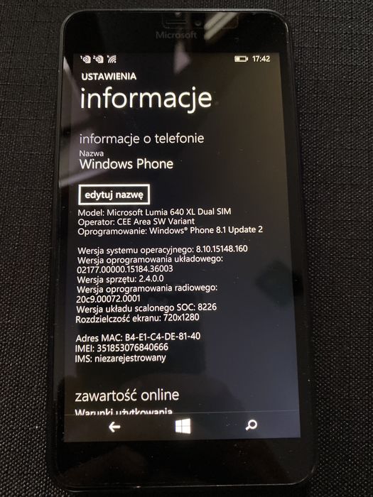 Nokia Lumia 640xl Dual sim