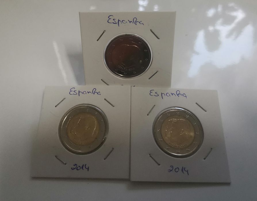 Moeda comemorativa UNC 2€ - Espanha 2014