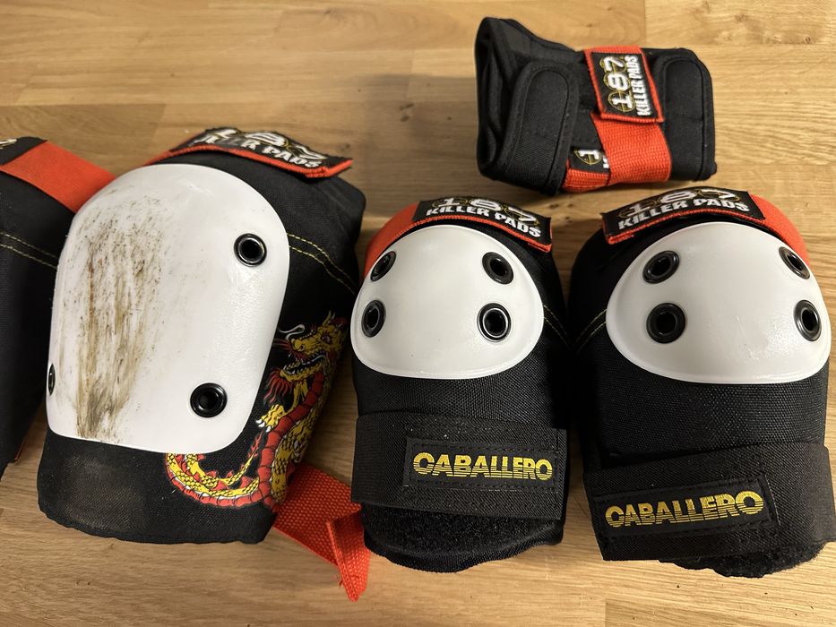 Proteçoes de skate do steve caballero