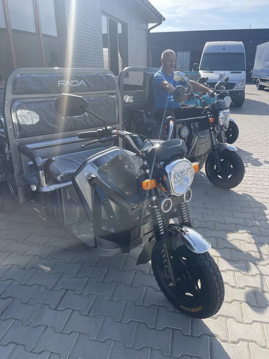 Вантажний груз Електротрицикл Муравей Fada  Мул, Вол, Бізон 2 квт