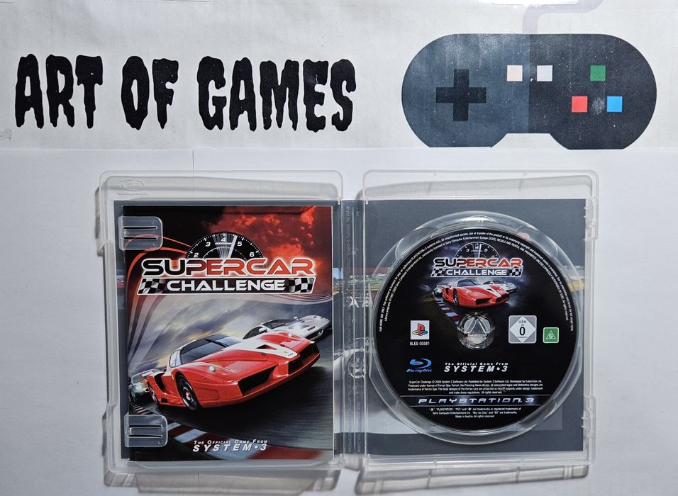 Supercar Challange Komplet 3xA Ps3 Playstation 3 Super Car