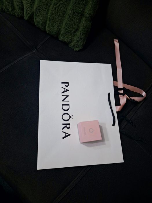Torebka + Pudełko Prezentowe Pandora • na Charms Kolczyki Pierścionek