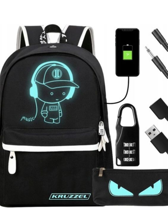 Plecak szkolny,odblaskowy