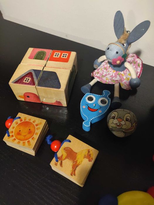 Conjunto de brinquedos vintage