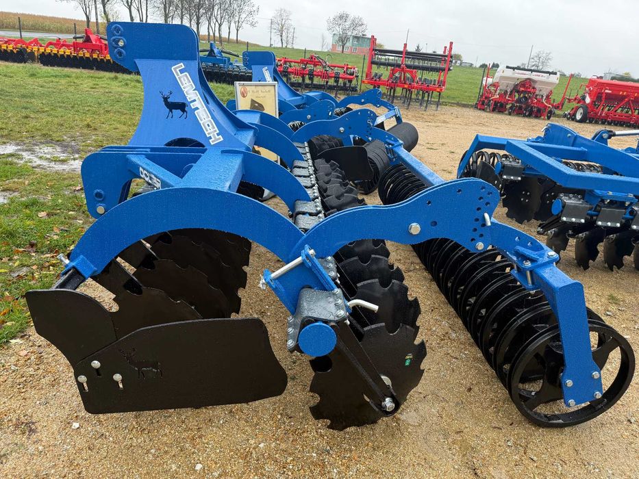 brona talerzowa 3,0m z wałem daszkowym lub ceownikowym