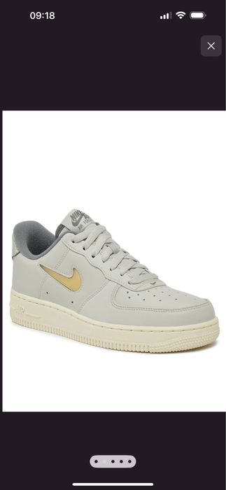 Кросівки (кеди) Nike Air Force F1 DC8894-100 жіночі сірі (оригінал)